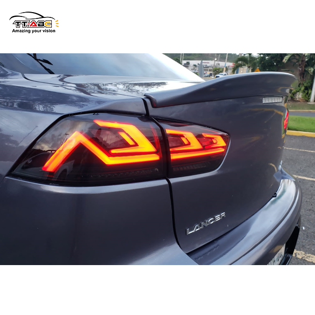 TT-ABC Easy Installation Sequential Animation Rear Bumper Signal Light For Mitsubishi Lancer ex 2010 - 2016