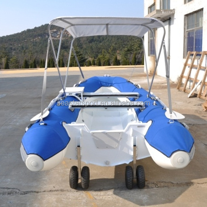 12ft орка ребристая лодка Hypalon 360 жесткая надувная алюминиевая лодка для продажи