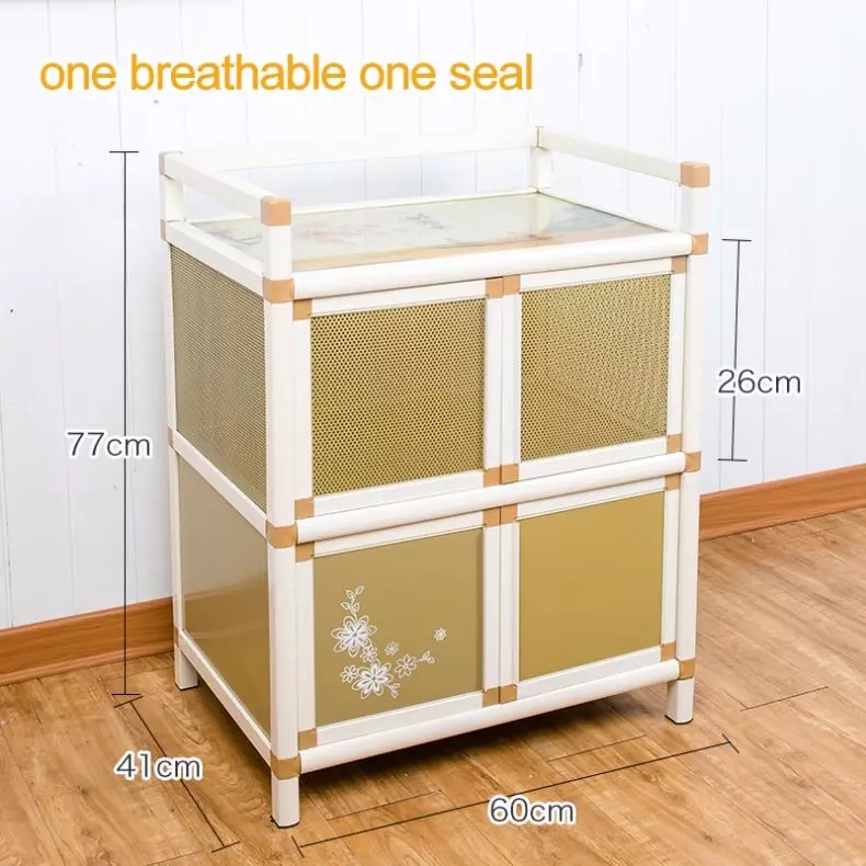 Factory cheap home furniture cabinet, Kitchen sideboard, aluminum dishes cabinet