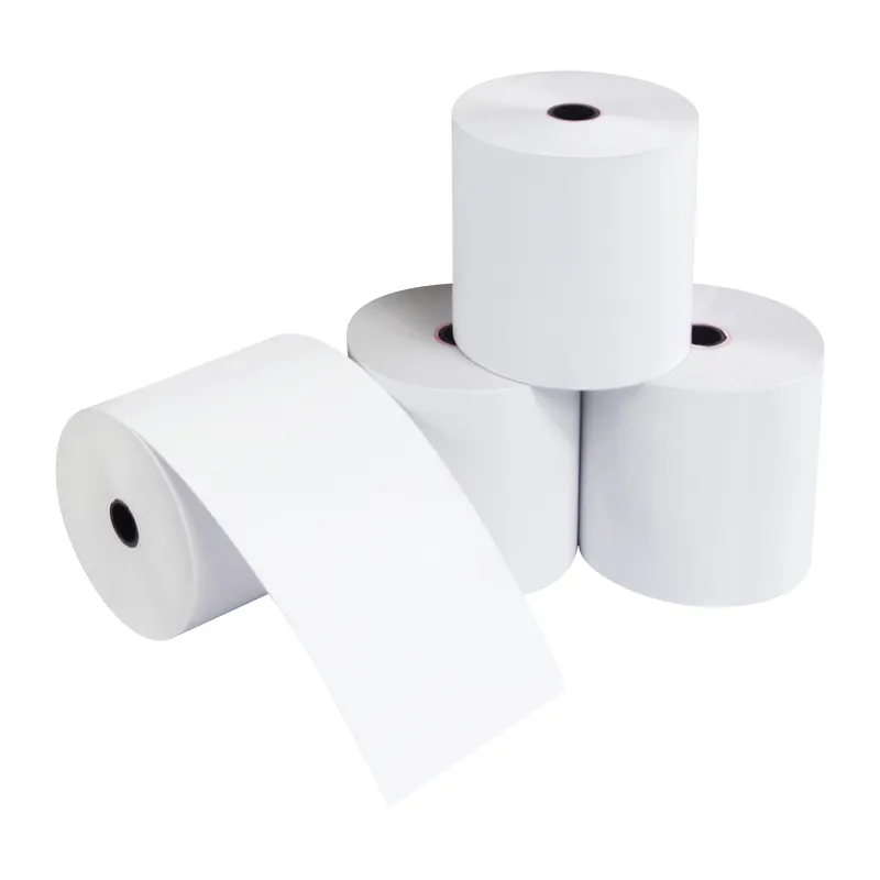 55 gsm 70gsm 80x80 mm thermal paper roll receipt paper