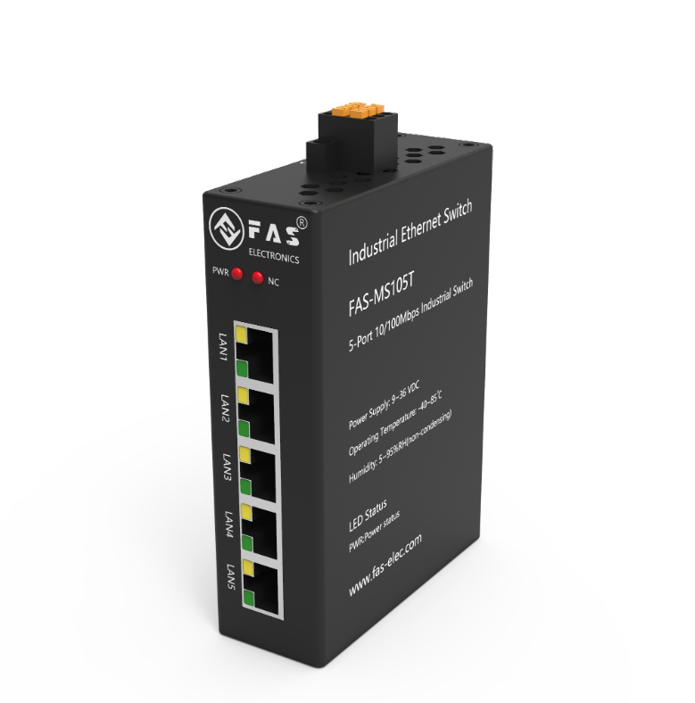 Промышленный Коммутатор ethernet с сетевыми переключателями с 8 портами оптики