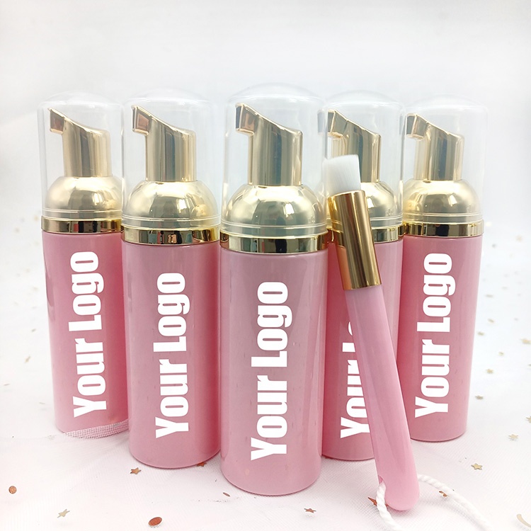 Premium lash shampoo cleanser for eyelash extensions with private label Eyelashes shampoo