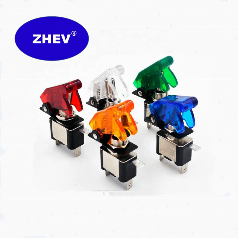 12V 20A автоматический переключатель ASW-07D с прозрачные корпуса из поликарбоната для тумблер