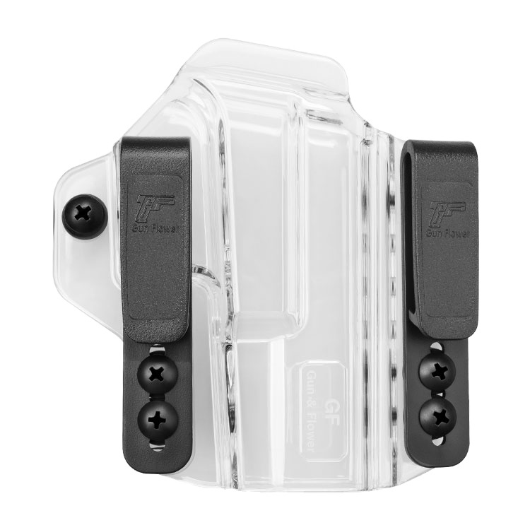 Premium Plastic Transparent Holster Designed for Comfort and Durability Optimal for IWB/OWB Carry and Quick Draw