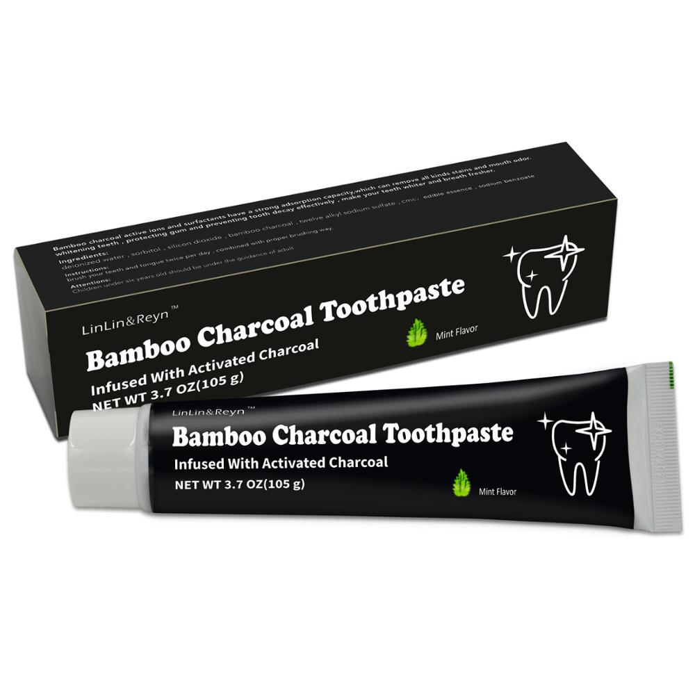 Natural Activated Bamboo Charcoal Black Toothpaste Bulk