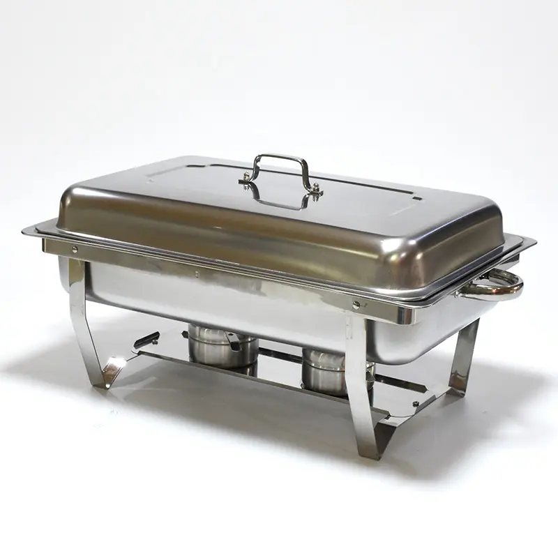 Hotel restaurant stainless steel luxury buffet chaffing catering food chafing dishes heating food warmer set