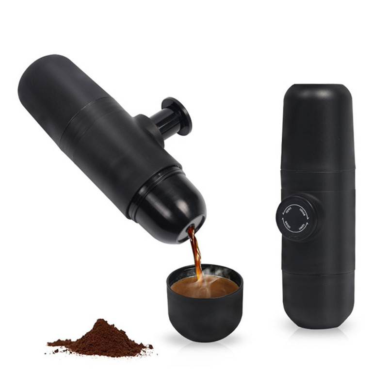 Mini Portable Coffee Machine Pressure Espresso Manual Handheld Espresso Coffee Maker For Car Travel Camping Hiking Home Office