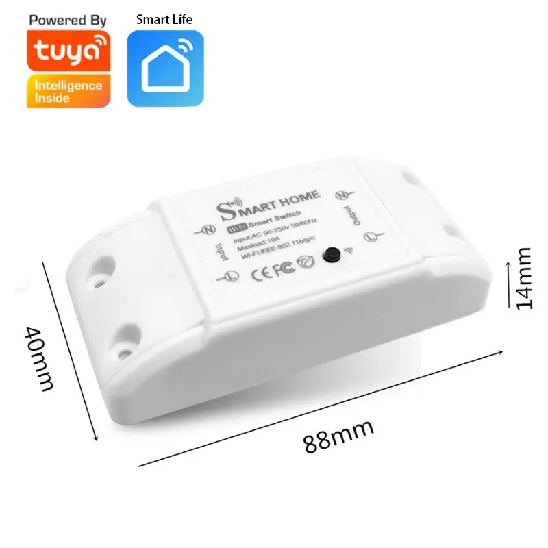 Smart life TUYA Basic wifi Smart Switch Module/220V 10A Wireless DIY Timer Smart Home Automation Remote Controller For Alexa
