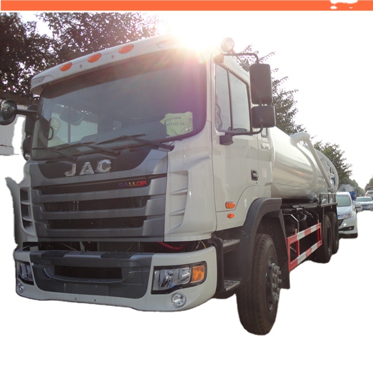 JAC 10 wheeler 6*4 16 кубических метров комбинированные всасывающие и сливные вакуумные грузовики для канализации