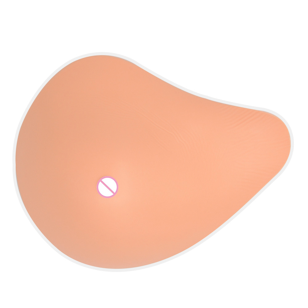 Cheap Bulk Wholesale Women Silicone Artificial Breast Forms Plastic Silicone Product Self Stick Prosthetic Breast Forms