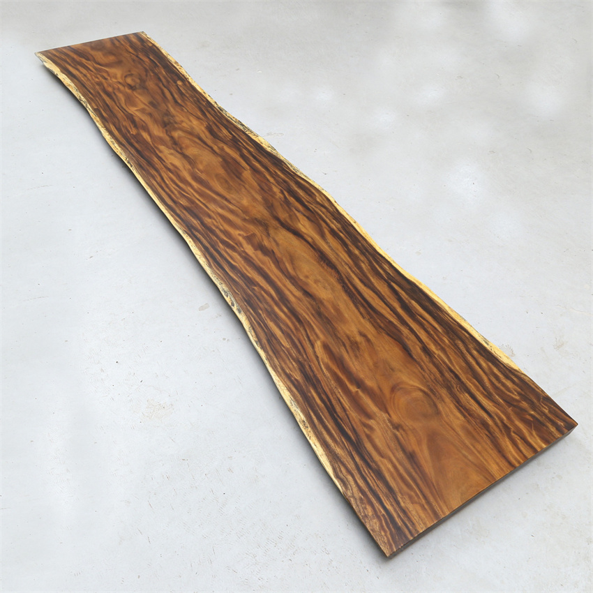 Factory direct sell hotel live edge slab table