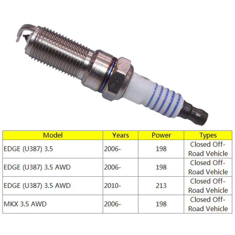 Iridium Spark Plug Bujia AYFS22FM SP-411 Spark Plugs For Ford