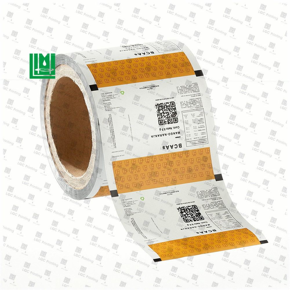 Custom Print Flexible Food Packaging Roll Stock Film Stickpack For Potato Chips Printing Laminated Plastic Snack Packaging Film