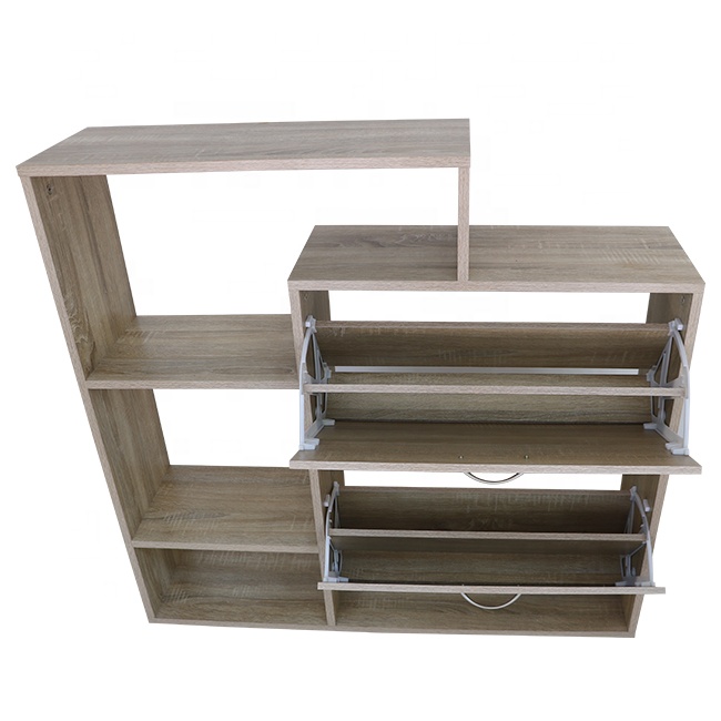best price wooden cabinet design shoe rack for apartment