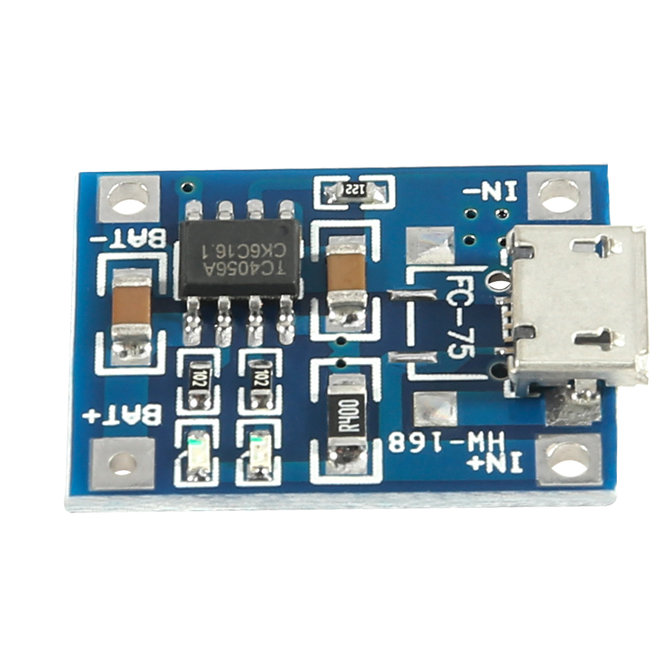 Aokin 5V TENSTAR ROBOT 1A Micro USB 18650 литиевая батарея зарядное устройство Модуль + защита двойной функции TP4056