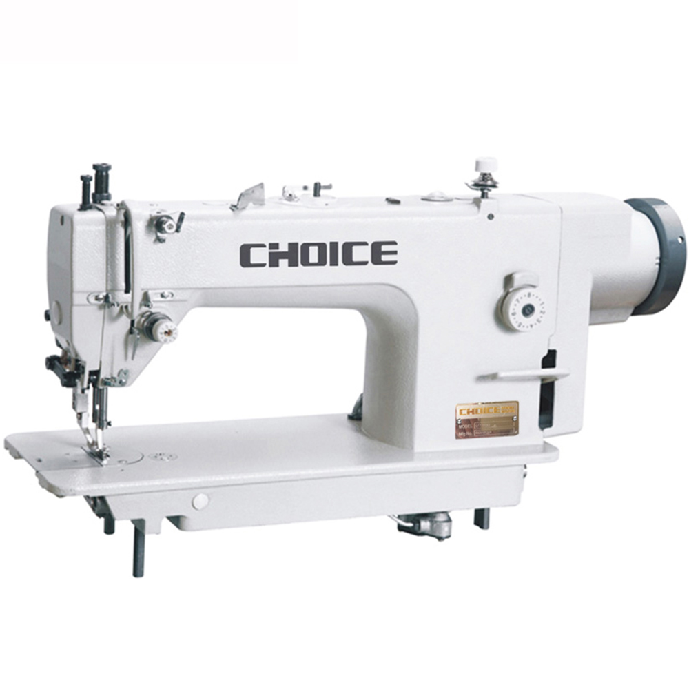 Golden Choice GC-0303 Long Arm Walking foot Heavy duty Single Needle Lockstitch Sewing Machine pocket setter