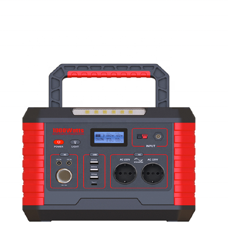 Crazy sale power station lifepo4 solar Generator 500w 1000w lifepo4 batteries off Grid Camping power station