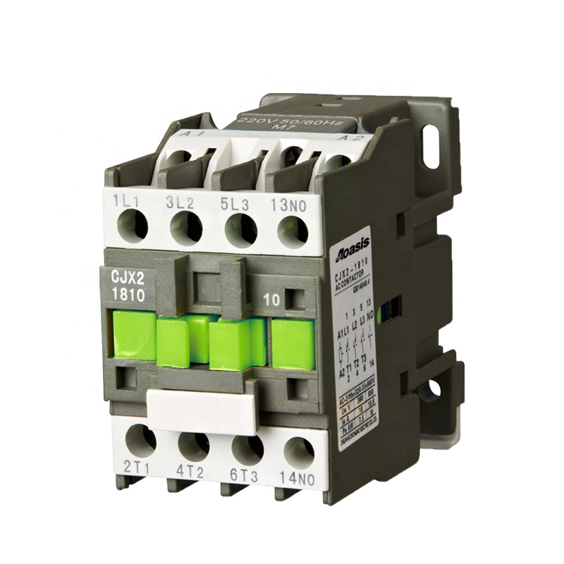 Магнитный контактор переменного тока CJX2-18 18a lc1ac3 ac4 220 В 380 в 440 В катушка gb14048.4 контактор переменного тока schneider Серебряный AOASIS высшего качества
