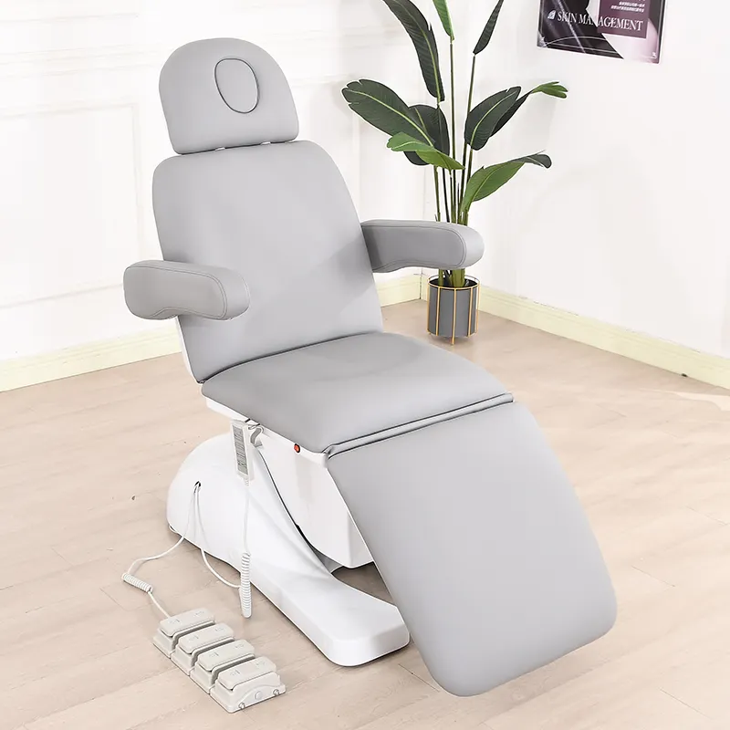 Modern Esthetician Massage Table Beauty Salon 3/4 Motors Electric Cosmetic Spa Lash Bed Aesthetic Massage Bed