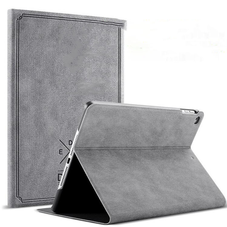 High-quality heat dissipation material retro Nordic deer head embroidery craftsmanship tablet leather case for apple