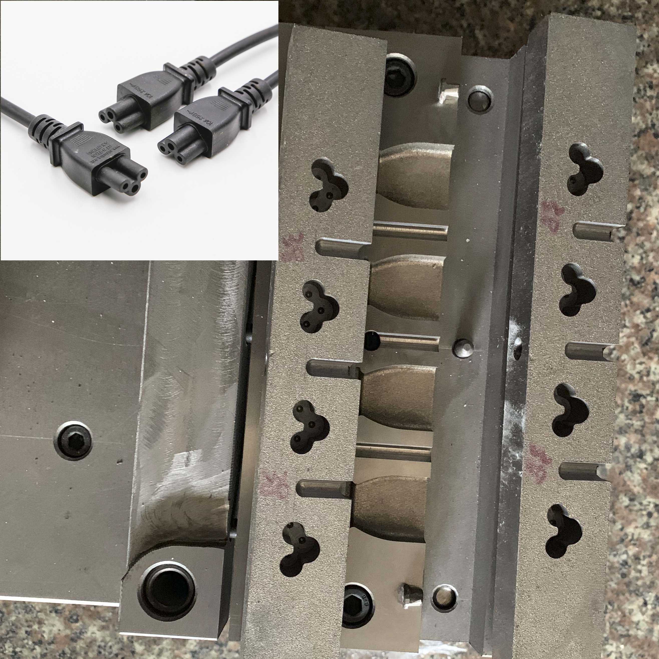 Пластиковые литья под давлением AC plug mold/Великобритания plug mold/mold индивидуальные завод