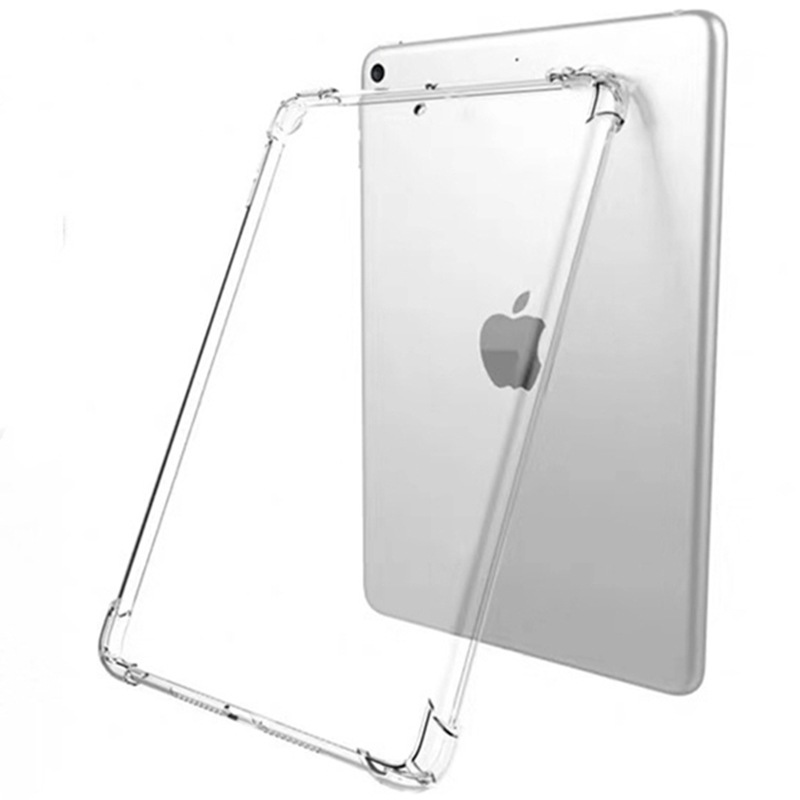 For iPad 8 10.2 Case Clear Shockproof Flexible TPU Tablet Case Protective Case for iPad 10.2