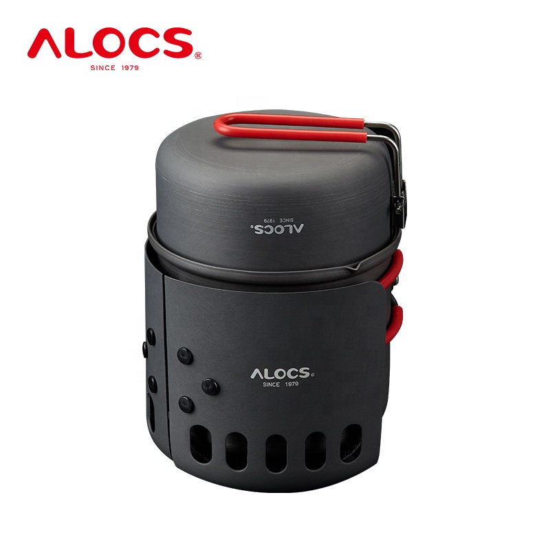 Alocs U01 топ продаж 2020 для amazon кемпинг инструменты горшки для приготовления пищи набор для наружного сада