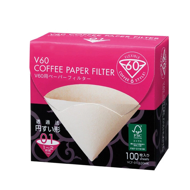 White Plastic Betterlife Cone Natural Size 01 Ceramics Origami Style Machine Hario V60 Coffee Filter Paper Dripp