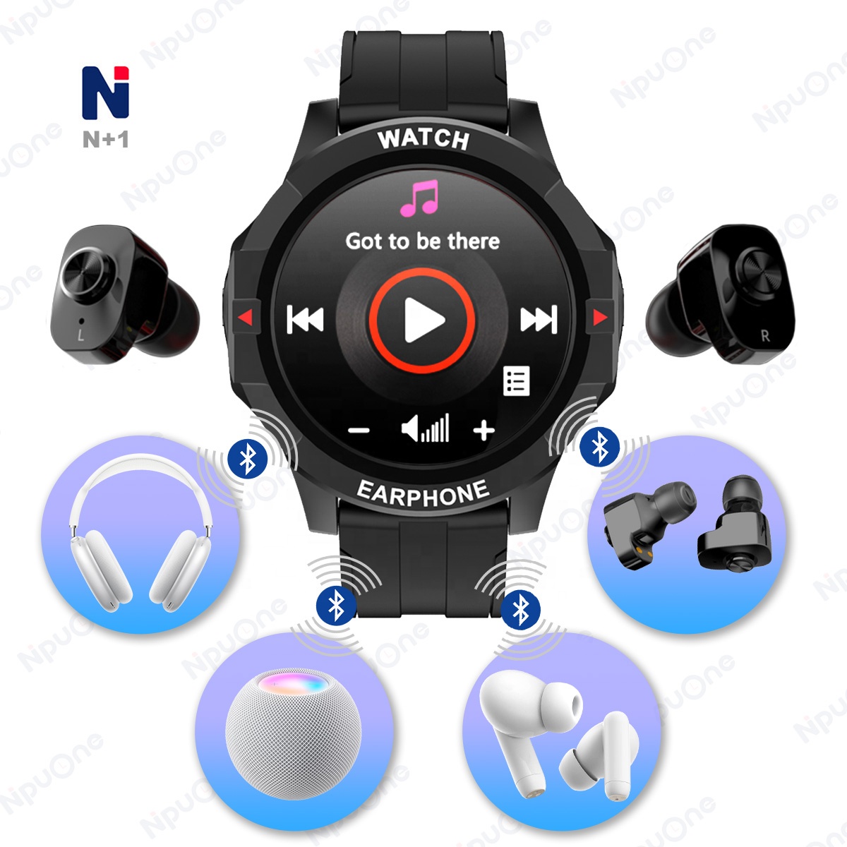 Умные часы, наушники 2 в 1, OEM TWS беспроводные наушники, часы, телефонные звонки, наушники, умные часы