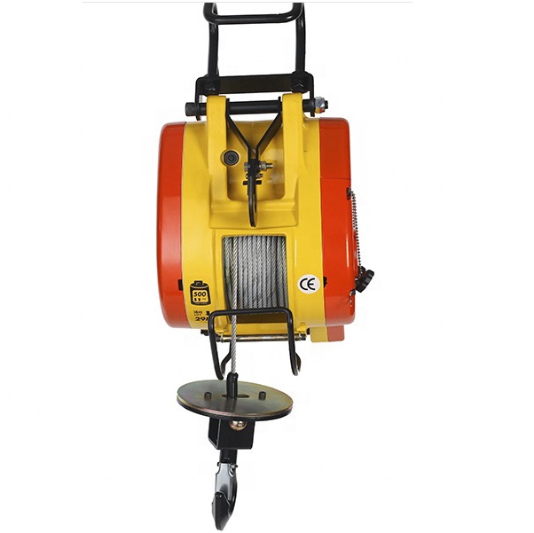 230KG 30m hang type high speed electric mini winch mini electric hoist electric wire rope hoist