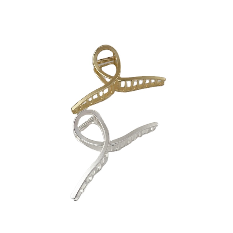 Matte high-end sense of large shark clip personality clip back head temperament hair clip ladies factory wholesale