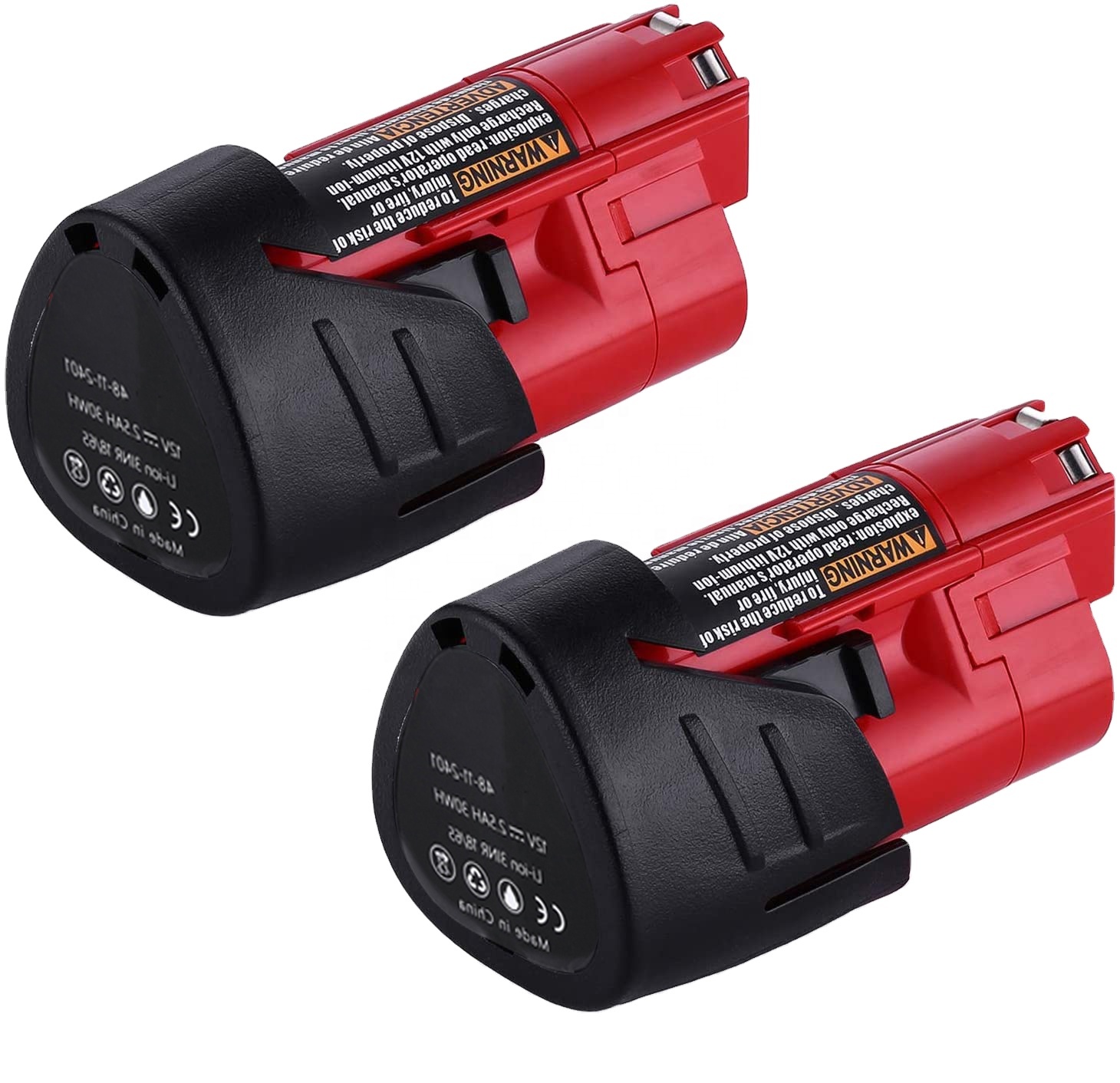 Сменный литий-ионный аккумулятор 12 в 3000 мАч для Milwaukee M12 48-11-2411 48-11-2420 48-11-2401 48-11-2402 48-11-2401