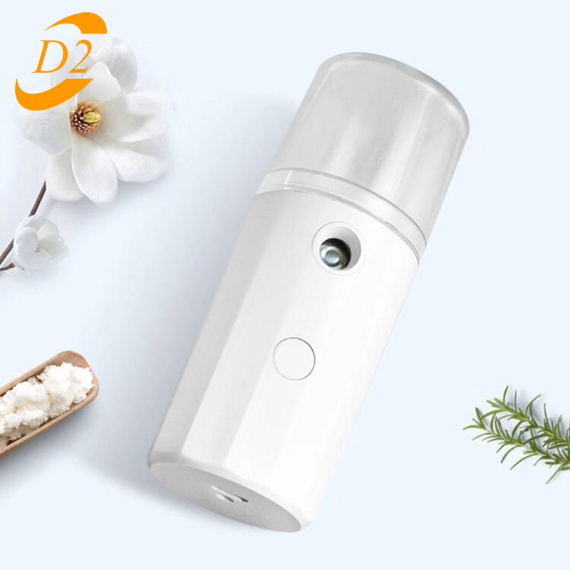 2021 New Arrivals Portable Nano Facial Mist Alcohol Sprayer Beauty Skin Care Electric Rechargeable Nebulizer Face Steamer