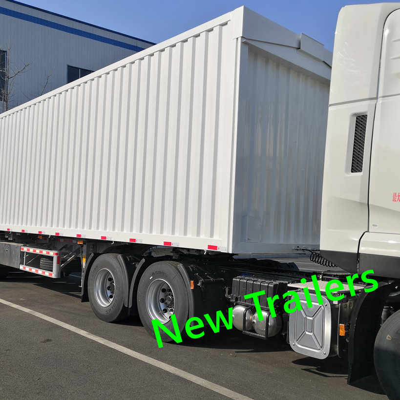 OYJD new product 13m wing van truck trailer use paper wine water food transport hydraulic automatic open close sidewall on sale