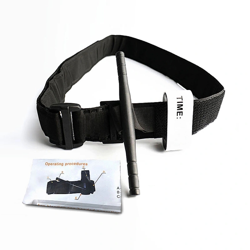 Camping Band-aid Nylon Belt Aluminum Spinning Rod Adjustment Buckle First Aid Tourniquet Equipment