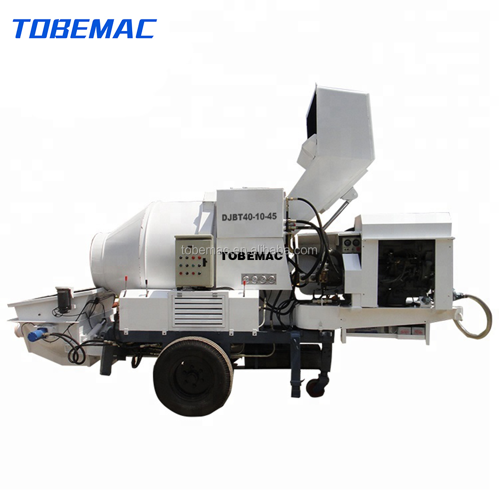 TOBEMAC HBT300845 Питьевой Формы бетономешалки с водяным насосом использования Deutz дизельный двигатель марки
