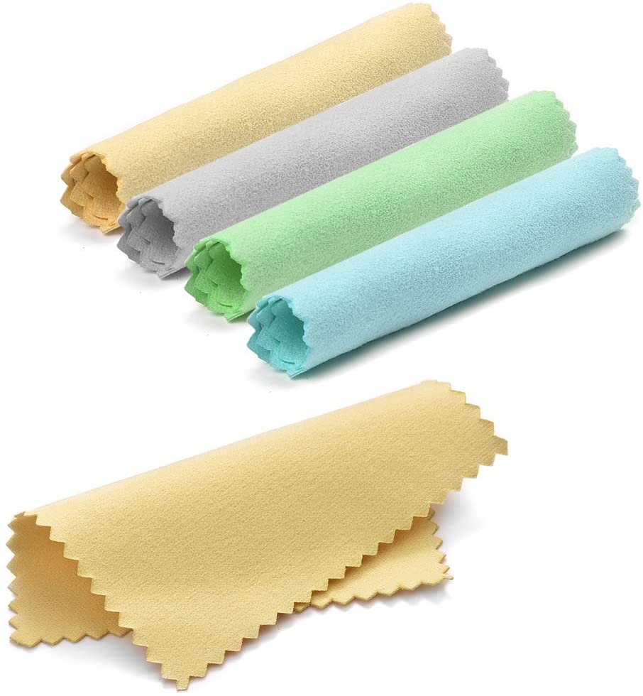 Custom Print Jewellery Polish Cloth With Logo Microfiber Silver Gold Jewelry Polishing Cleaning Cloth