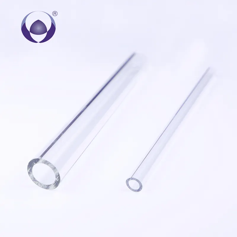 Huailai Wholesale Superior Quality heat resistance clear COE 3.3 borosilicate large glass tube