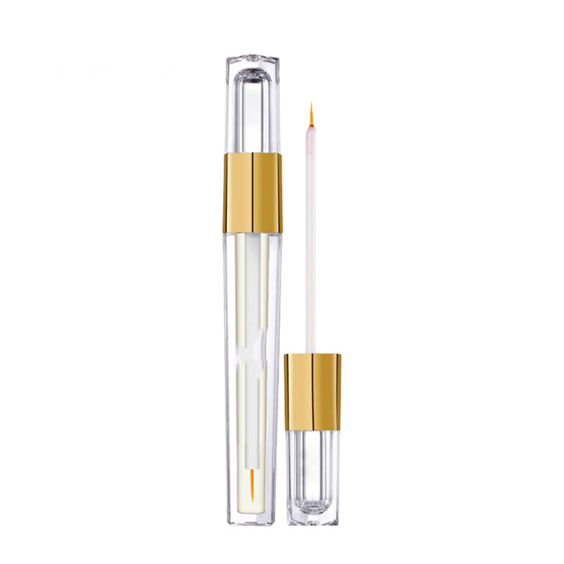 wholesale eyelash brush with tube eyelash growth tube brush 3ml clear eyelash growth tube