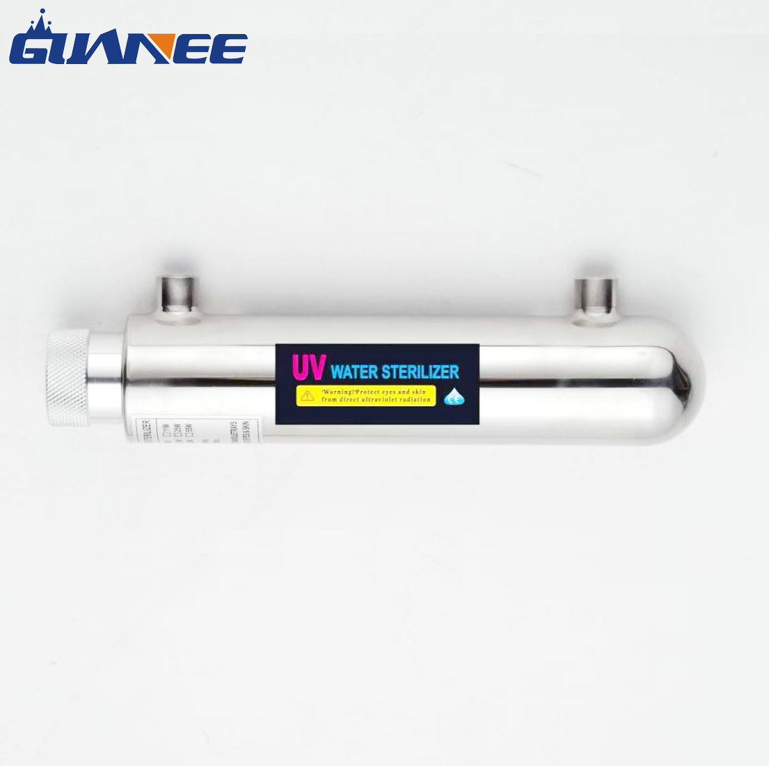 304 Stainless steel UV water purifier 4W UV lamp water Sterilizer 0.3GPM for Well drinking water disinfection