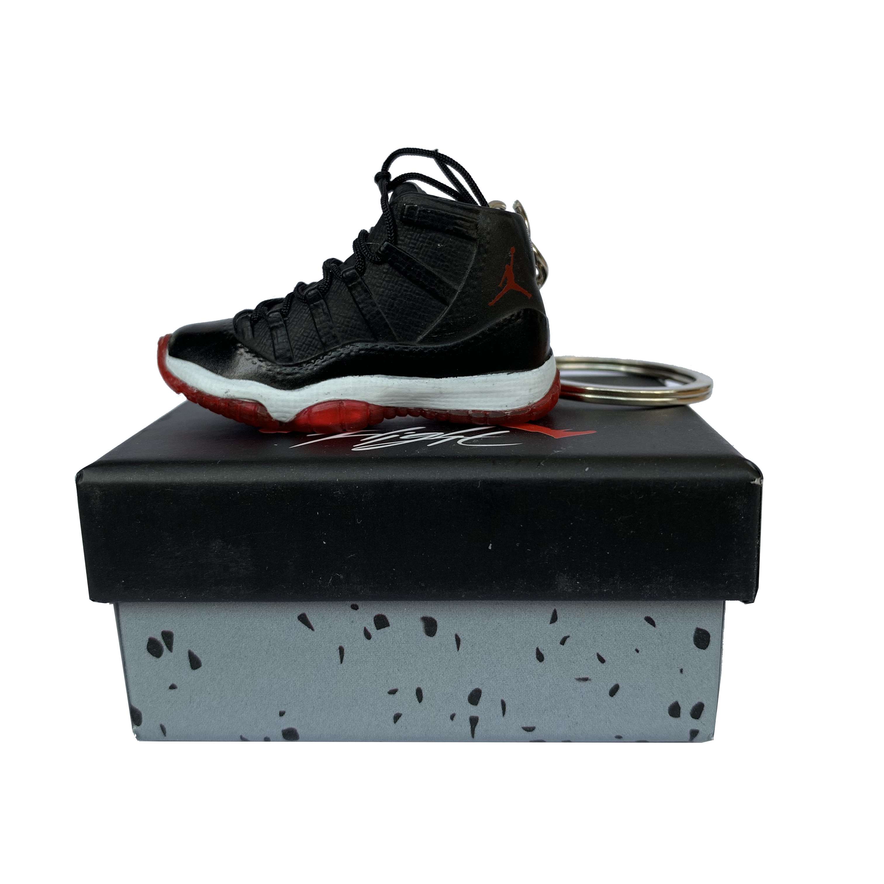 3D jordan обувь, брелоки с реальным шнурком, аксессуар