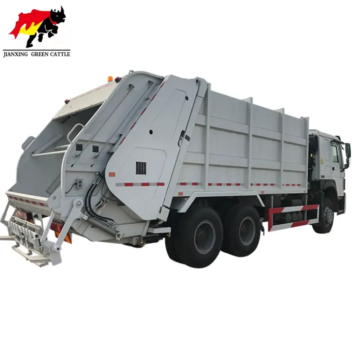 Гидравлический высококомпрессионный грузовик 6x4 для уплотнения мусора, 4x14 куб. М, 10 тонн
