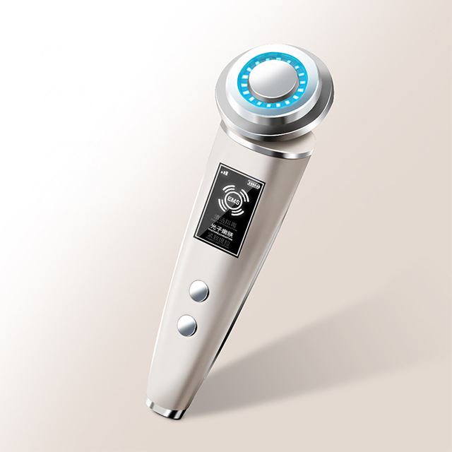 EMS home warm facial sound wave import into the export skin tender vibration Cleansing and rejuvenating beauty instrument