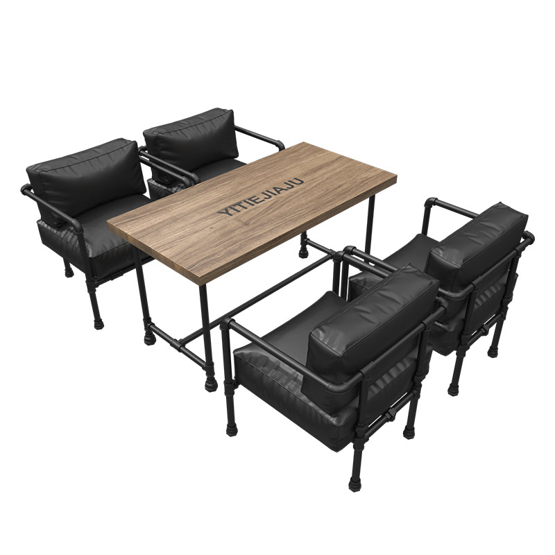 modern design dining sofa set for restaurant