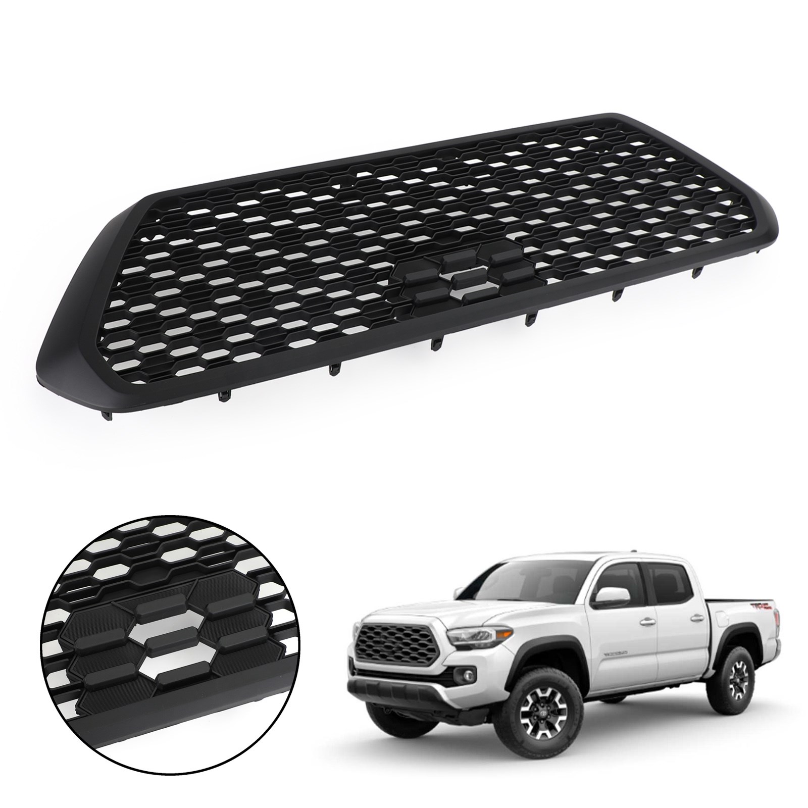 Areyourshop матовый черный передний бампер для Toyota Tacoma 2016 2017 2018 2019 2021 2021 TRD PRO с надписью