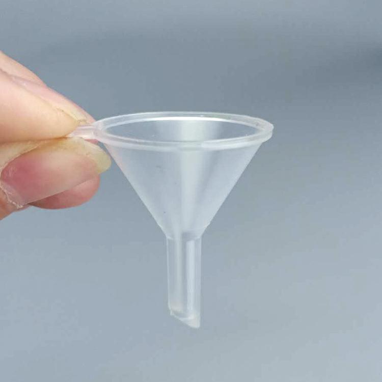 Factory Directly Laboratory Cheap Clear Plastic Funnel, Transparent PP Plastic Mini Perfume dispensing Funnel