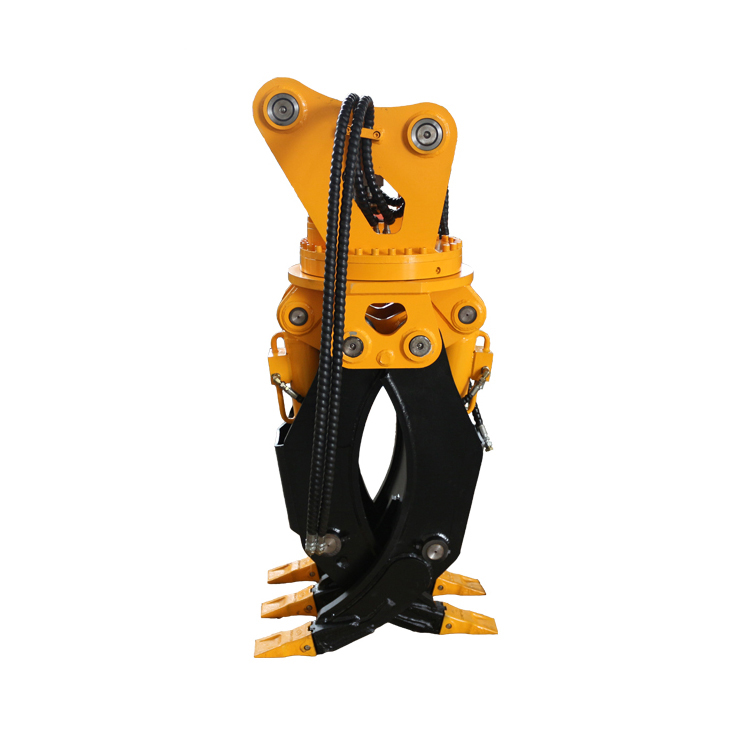 360 Degree Rotary Excavator Hydraulic Grapple