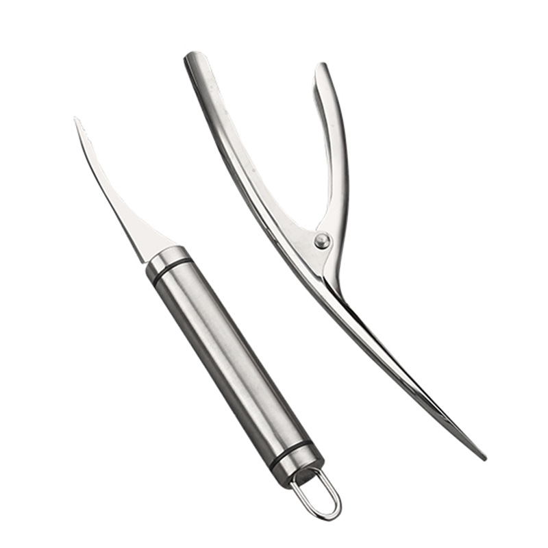 Set of 10 Pieces Seafood Tools Set Seafood Fork Seafood Opener Stainless Steel Gift Metal Customized Box Logo Item Style Crab