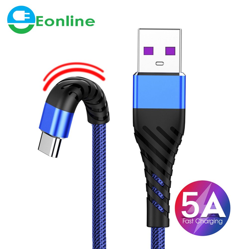 1 м 2 м 3 м 5A USB Type C кабель для Xiaomi Redmi Note 7 Mi 9 Быстрая зарядка синхронизации данных USB C кабель для Samsung Galaxy S10 S9 Oneplus