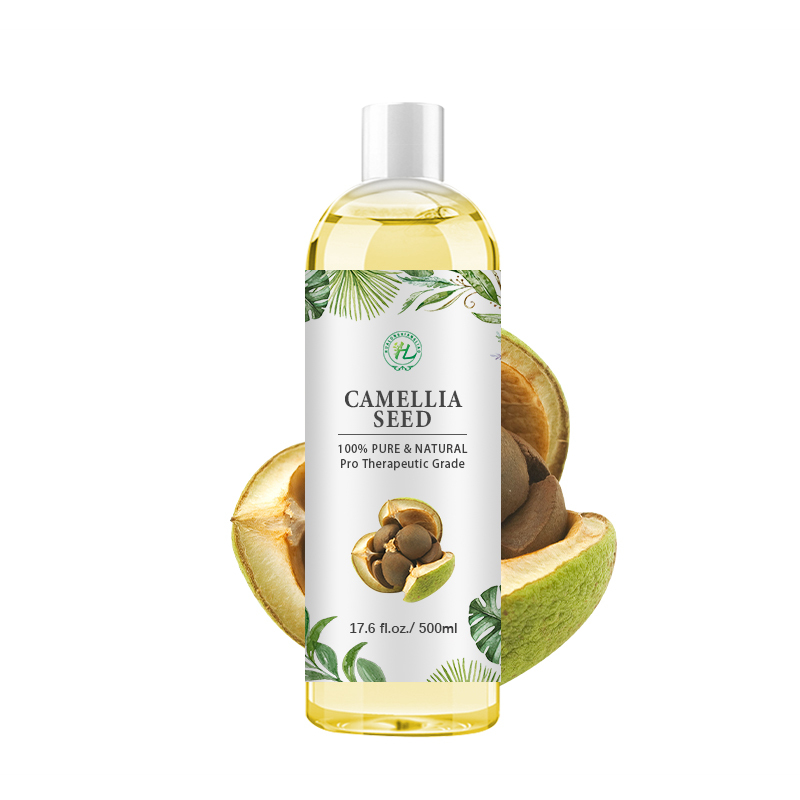 HL - Organic camellia oleifera oils Supplier,500ML, Bulk Cold Pressed Chinese Bitter tea seed Essential Oil For Hair,Skin & baby